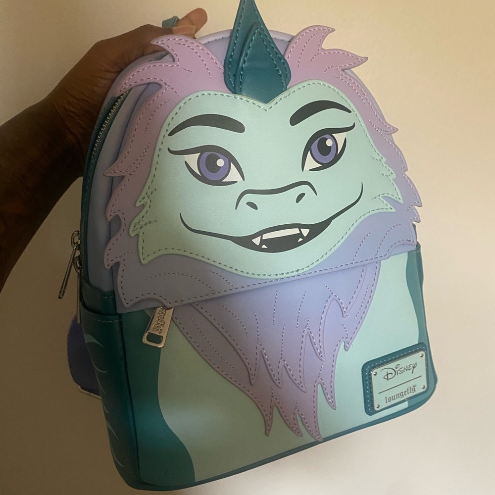 Loungefly Disney Kids Backpack - Blue and Purple